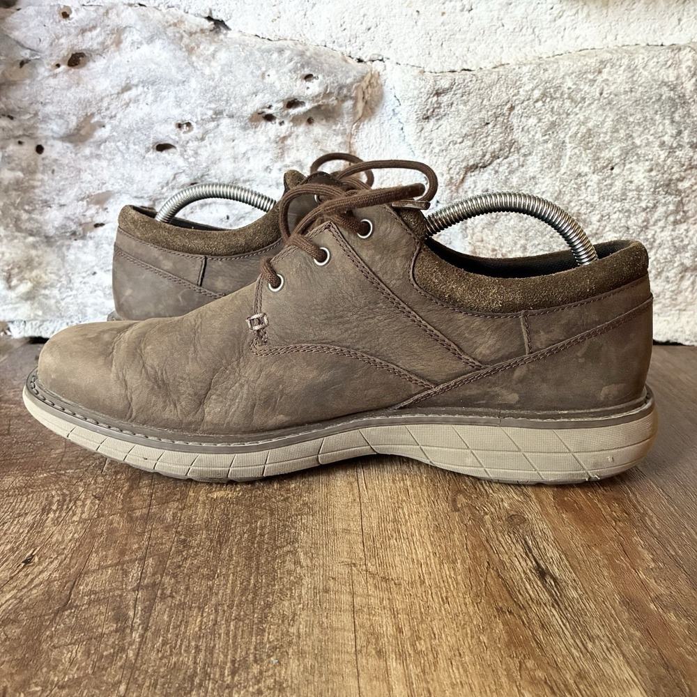 Merrell World Vue Lace Up Comfort Oxford Brown Leather Casual Shoes Mens 10 - Picture 5 of 9